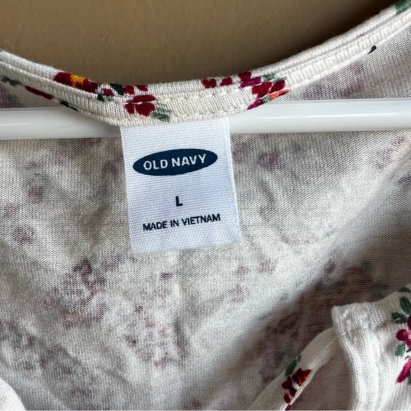 Old Navy Boho Pink Paisley Long Sleeve Blouse - Size L - Picture 3 of 5